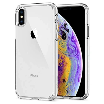 Abbildung von Spigen Ultra Hybrid Hülle Kompatibel mit iPhone XS und X Crystal Clear