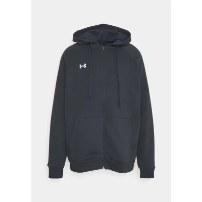 Abbildung von Under Armour Rival Hoodie Sweatjacke, Herren, Größe: Medium, Black/white