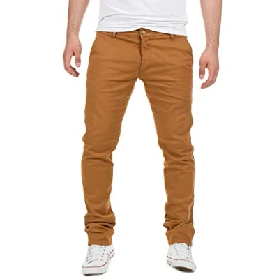 Abbildung von Yazubi Dustin Chinohosen Für Männer Stretch Herren Chino Stoffhosen Chinojeans, Grau (Gull 4R173802), W33/L34