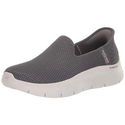 Abbildung von Skechers Damen Women&#039;s Hands Free Slip ins Go Walk Flex Relish Sneaker, Dunkelgrau, 39.5 EU