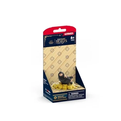 Abbildung von schleich Harry Potter Fantastic Beasts Niffler mit Gold 14905 frei auf Goldhaufen platzierbar Sammelfiguren &amp; Geschenk für Kinder Sammler Spielfiguren ab 6 Jahren 2 teiliges Set