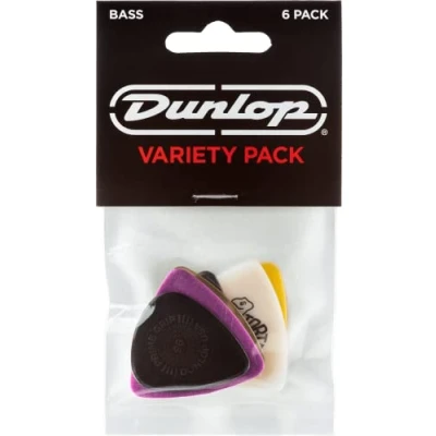 Abbildung von JIM DUNLOP Plektrum Variety Pack Bass, Multicolor, Tortex, 6 Stück, Kaliber: 0,73 0,96 1 1,14mm