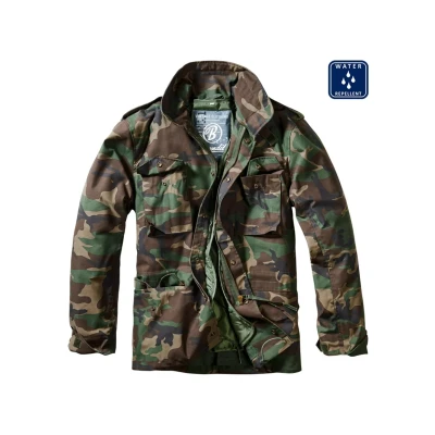 Abbildung von Brandit Mfield Winterjacke, Herren, Größe: Large, Dark green melange