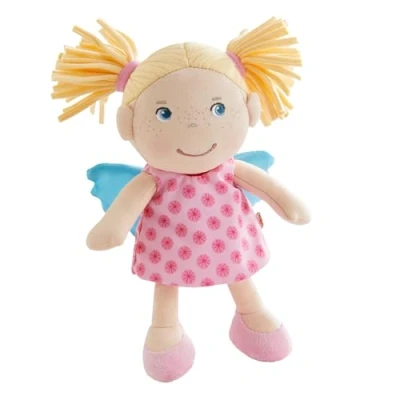 Abbildung von HABA Schutzengel Finja, weiche Stoffpuppe für Babys und Kinder ab 0 Jahren, Geschenk zur Geburt 304103