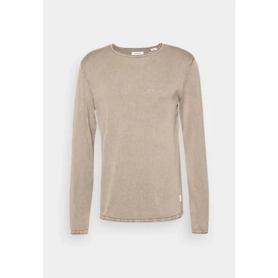Abbildung von Jack &amp; Jones Jjeleo CREW NECK NOOS Strickpullover, Herren, Größe: XS, Crockery