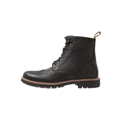Abbildung von Clarks Batcombe LORD Schnürstiefelette, Herren, Größe: 43, Noir Schuhe
