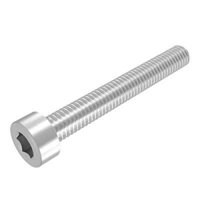 Abbildung von SECCARO Zylinderschraube M8 x 60 mm, Edelstahl V2A VA A2, DIN 912 / ISO 4762, Innensechskant, Vollgewinde, 20 Stück