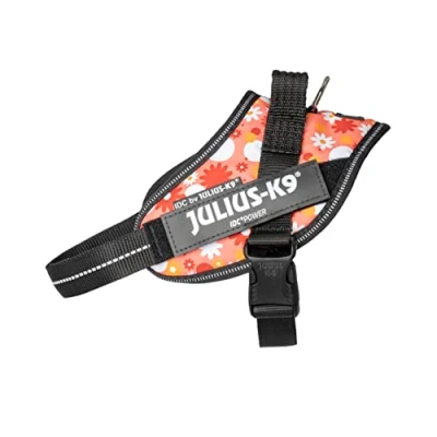 Abbildung von Julius K9, IDC Powergeschirr, Größe: S/Mini, Pink mit kleinen Blumen