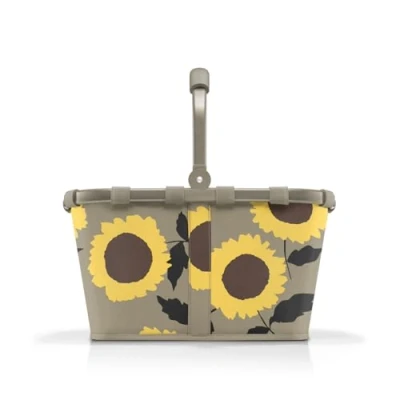 Abbildung von reisenthel carrybag frame sunflowers Stabiler Einkaufskorb mit viel Stauraum und praktischer Innentasche Elegantes wasserabweisendes Design