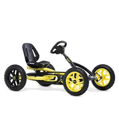 Abbildung von BERG Buddy Cross Pedal GoKart Kinderfahrzeug, Tretfahrzeug mit hohem Sicherheitstandard, Luftreifen und Freilauf, Kinderspielzeug geeignet für Kinder im Alter von 3 8 Jahren (Mit Soundbox)