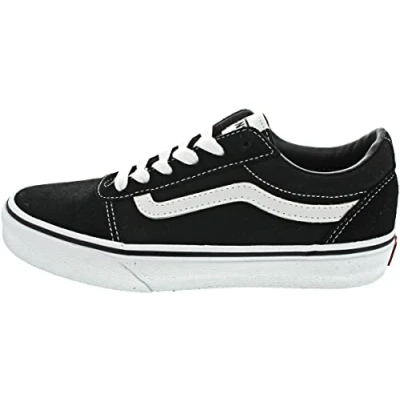 Abbildung von Vans Unisex Kinder Ward Sneaker Trainers, (SUEDE/CANVAS) BLACK/WHITE, 36.5 EU