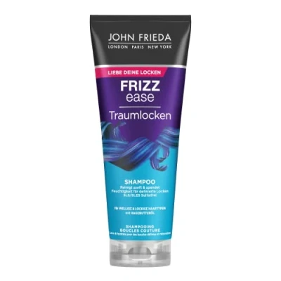 Abbildung von John Frieda Frizz Ease Traumlocken Shampoo 1er Pack (1 x 250 ml) reinigt und spendet Feuchtigkeit definiert verstärkt Locken mit Abyssinian Öl