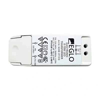 Abbildung von EGLO Trafo, Halogen LED Transformator für LED: 0 40 Watt, Halogen: 70 Treiber dimmbar