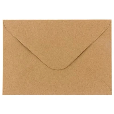 Abbildung von Ideen mit Herz Kraftpapier Umschläge, 100 Stück hohe Qualität: 110 g/m² Briefumschläge, Kuvert, Briefkuvert, Briefhülle für Grußkarten, Einladung, Geburtstagskarten (DIN C6 11,4 x 16,2 cm)