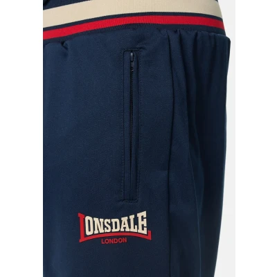 Abbildung von Lonsdale Herren POOLEWE Tracksuit, Navy/Red/Sand, L