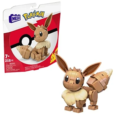 Abbildung von MEGA HDL84 Construx Evoli Pokémon Baukasten, Konstruktionsspielzeug für Kinder, Spielzeug ab 7 Jahren