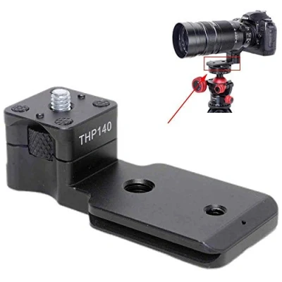 Abbildung von iShoot Objektivmanschette Ersatzfuß Stativhalterung Ringsockel kompatibel mit Panasonic Leica DG Vario Elmar 100 400mm f/4 6.3 ASPH Power OIS, Objektivhalter Arca Fit Schwalbenschwanz