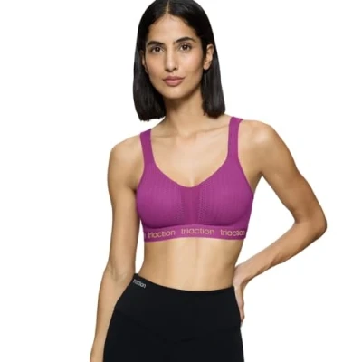 Abbildung von Triaction by Triumph Energy LITE N Exextreme Support Sportbh mit starker Stützkraft, Damen, Größe: 70B, Grape