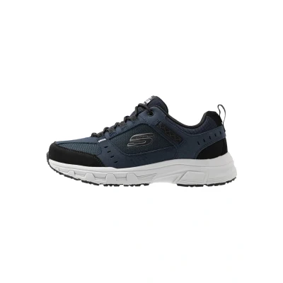Abbildung von Skechers Herren 51893 NVBK Sneaker, Navy Leather Pu Mesh Schwarz Trim, 44 EU