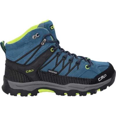 Abbildung von CMP Rigel MID Trekking WP Unisex Alpin/Bergstiefel für Kinder, Größe: 35, Deep lake/acido Leder und textil