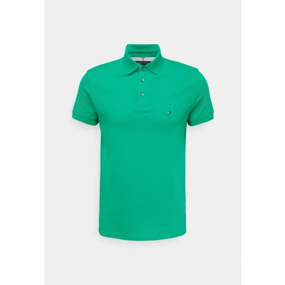 Abbildung von Tommy Hilfiger SLIM Poloshirt, Herren, Größe: XXL, Olympic green