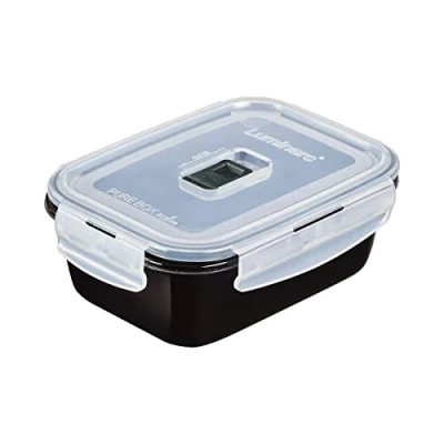 Abbildung von Frischhaltedose Samanta Schwarz/transparent GlasKunststoff LIPO