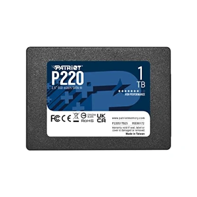 Abbildung von Patriot Memory P220 Internes Solid State Drive 1TB SSD SATA 3 2,5 Zoll