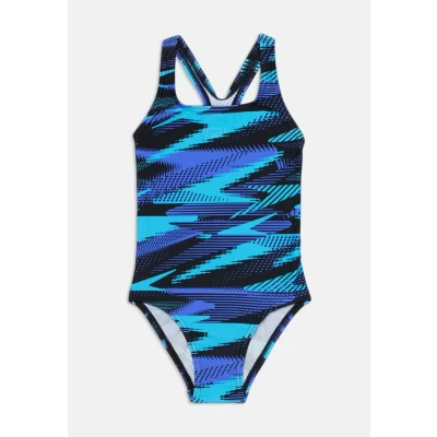 Abbildung von Speedo Girls Hyperboom Allover Medalist Badeanzug für Kinder, Größe: 128, Turquoise