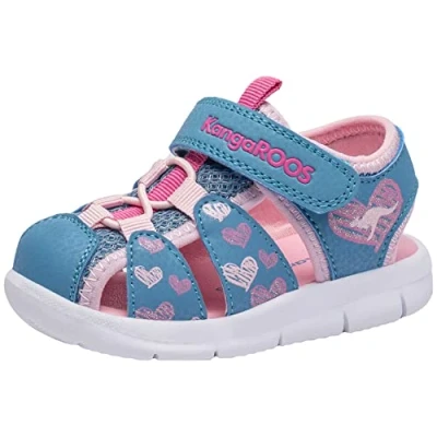 Abbildung von KangaROOS Unisex Kinder K tiffy Sandale, Rosa Blau, 29 EU