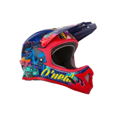 Abbildung von O&#039;NEAL Mountainbike Helm Kinder MTB Downhill ABS Schale, Lüftungsöffnungen für optimale Belüftung &amp; Kühlung, Robustes Sonus Youth Helmet Rex Multi Größe L