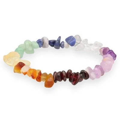 Abbildung von Lebensquelle Plus Chakra Splitterarmband Hochwertiges Edelstein Armband