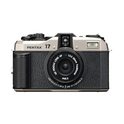 Abbildung von PENTAX 17 Kompaktfilmkamera mit Fester Brennweite für die Aufnahme halbgroßer Fotos
