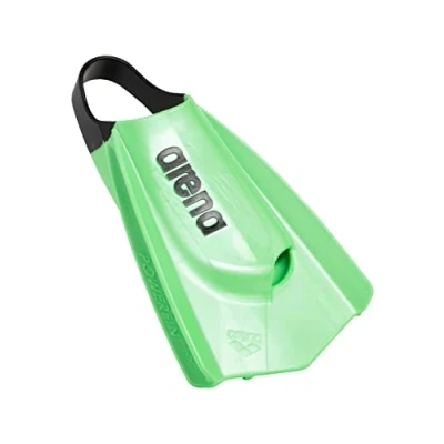 Abbildung von arena Powerfin Pro II Schwimmbad Trainingsflossen, Schwimmflossen für Erwachsene, Flossen aus 100% Silikon, Komfortable Kurzflossen das