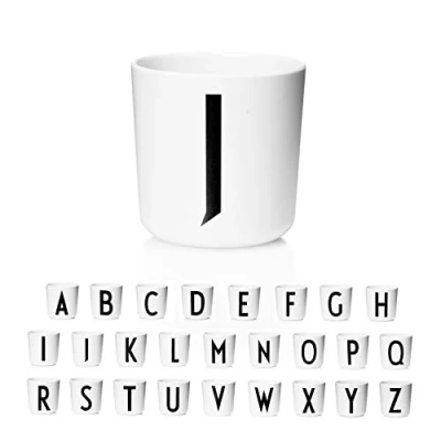 Abbildung von Design Letters Trinkbecher Kinder mit Buchstabe (A Z) Weihnachtsgeschenke für Trinklernbecher ab 6 Monaten Spülmaschinengeeignet Zahnputzbecher BPA, BPS Frei Schnabeltasse