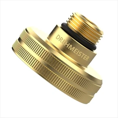 Abbildung von Drehmeister Dish Tankadapter W21,8 (ca. 22 mm) Messing Adapter für Autogasfahrzeuge LPG Autogas