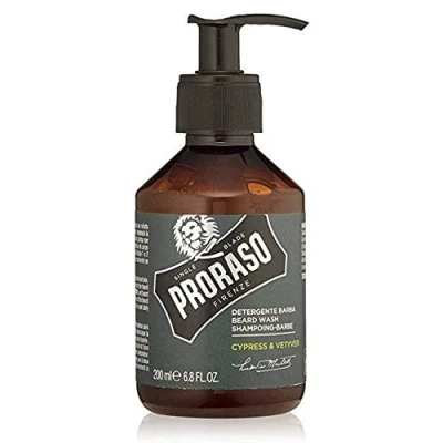 Abbildung von Proraso Beard WASH Bartshampoo, Herren, Größe: 200 ml, Cypress &amp; vetyver