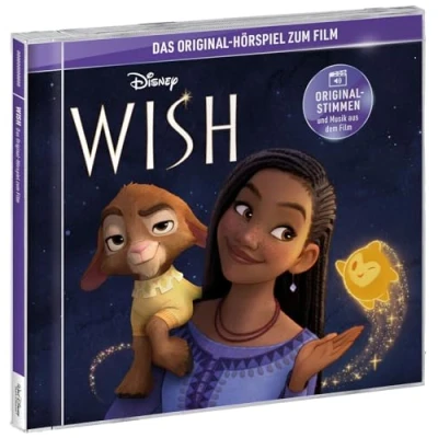 Abbildung von WISH Hörspiel zum Disney Film 2023 mit Original Stimmen und Filmmusik 100