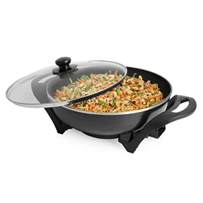 Abbildung von Tristar PZ 9130 Elektro Wok 4,5L Volumen 33 cm Durchmesser 1500 W