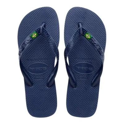 Abbildung von Havaianas Unisex Top Brasil, Navy Blue, 4.5/5