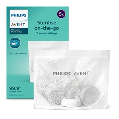 Abbildung von Philips Avent Beutel zur Dampfsterilisation in der Mikrowelle (Modell SCF297/05)