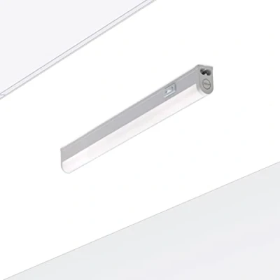 Abbildung von Oktaplex lighting Unterbauleuchte Küche LED Riga 4W 340lm Warmweiß 3000K, Küchenunterbauleuchte mit Schalter erweiterbar Länge: 28cm