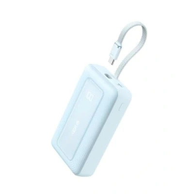 Abbildung von Anker Powerbank 20.000mAh 30W mit integriertem USB C Kabel, High Speed portables Ladegerät, 1 C, A, Akkupack für iPhone 15/15 Pro/15 Pro Max/15 Plus, MacBook, Galaxy und mehr