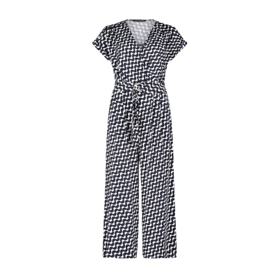 Abbildung von Betty Barclay MIT Eingrifftaschen Jumpsuit, Damen, Größe: 46, Dunkelblau weiß