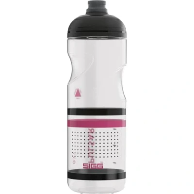 Abbildung von SIGG Fahrrad Trinkflasche Pulsar Quetschbar Spülmaschinenfest Federleicht Auslaufsicher BPA frei 0,75L, Transparent Pink