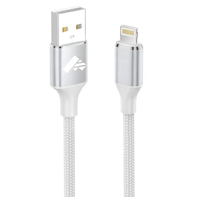 Abbildung von Aioneus iPhone Ladekabel, Lightning Kabel 1M Schnellladekabel MFi Zertifiziert Nylon USB Ladekabel für 14 13 12 11 Pro Max Mini XS XR X 8 7 6 6s Plus 5 SE 2020,iPad