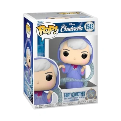 Abbildung von Funko Pop! Disney: Cinderellas 75th Fairy Godmother Aschenputtel Vinyl Sammelfigur Geschenkidee Offizielle Handelswaren Spielzeug Für Kinder und Erwachsene Movies Fans