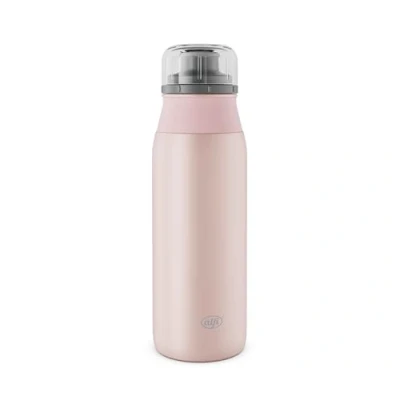 Abbildung von alfi ELEMENT BOTTLE 600ml, rosa pastell matt, leichte Trinkflasche aus Edelstahl, absolut dicht mit Drehverschluss, für Kohlensäure, klein, spülmaschinenfest, BPA frei