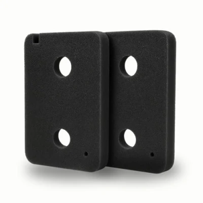 Abbildung von Filter passend für Miele 9499230 Trockner Wärmepumpentrockner Fein Grob 220 x 130 30mm Schwammfilter Filtermatte Kondenstrockner Made in Germany Fusselfilter Schaumstoff (2er Set)
