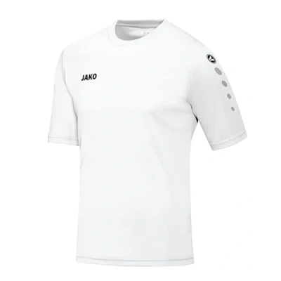 Abbildung von JAKO Unisex Kinder Team (Kurzarm) Fußballtrikots, Weiß, 164 EU