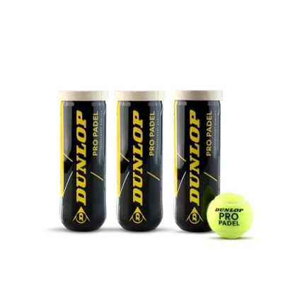 Abbildung von DUNLOP Pro Padel Bälle für Wettkämpfe und Turniere (1x3er Dose)